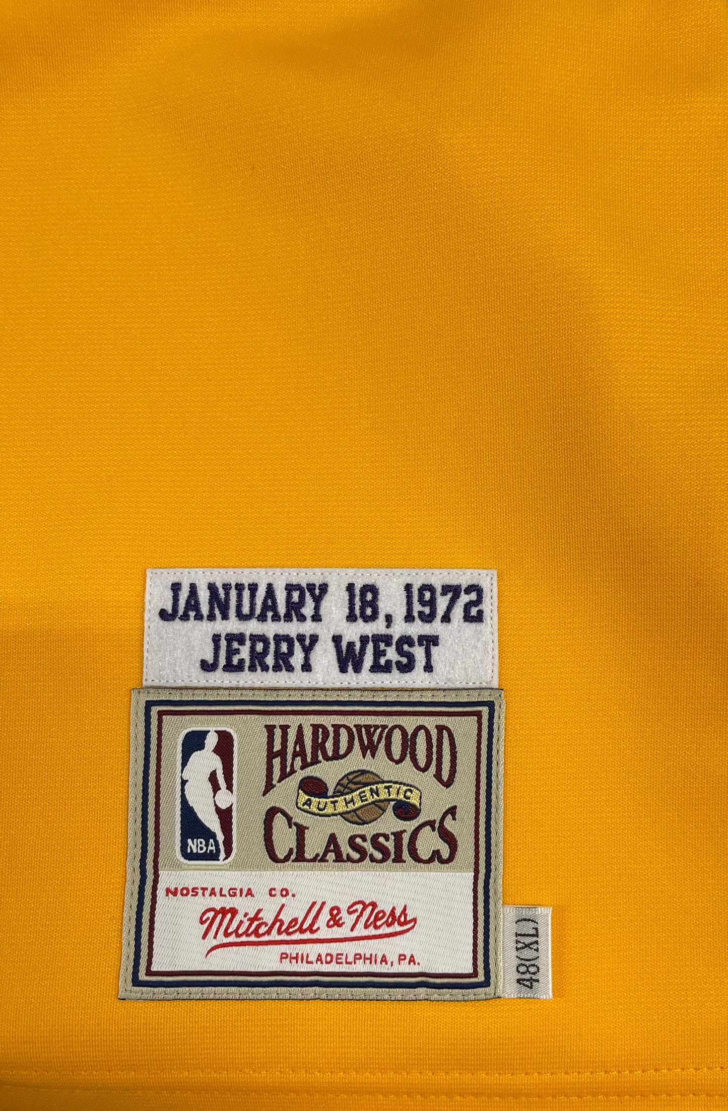 Jerry West Signed and Inscribed Authentic Mitchell and Ness All Star Jersey