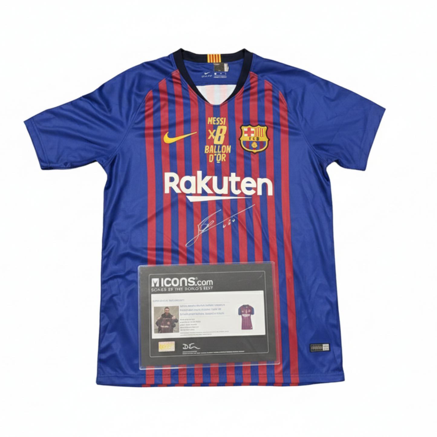 Lionel Messi Signed FC Barcelona Jersey – 8x Ballon d'Or Edition (Icons Certified)