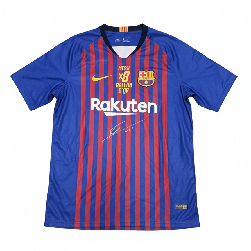 Lionel Messi Signed FC Barcelona Jersey – 8x Ballon d'Or Edition (Icons Certified)