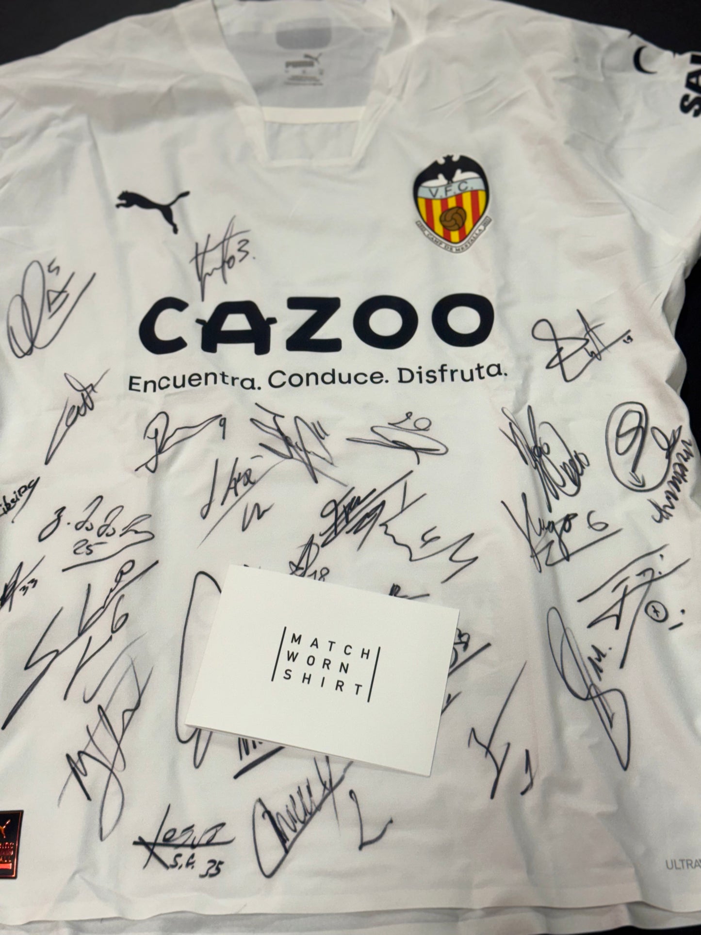 Valencia CF 2022/23 Squad Signed Jersey