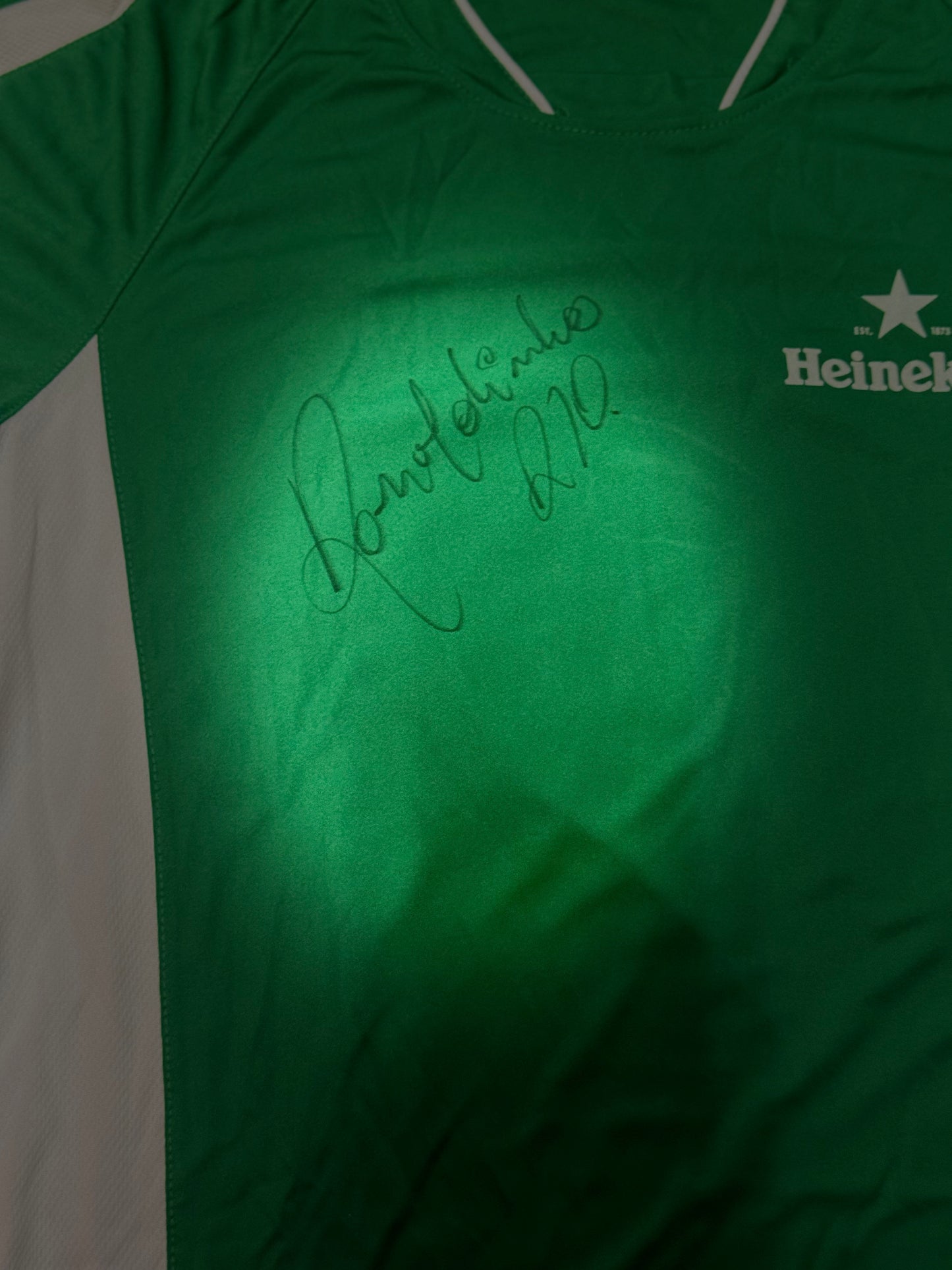 Ronaldinho Signed Limited Edition Heineken Jersey – 1 of Only 50