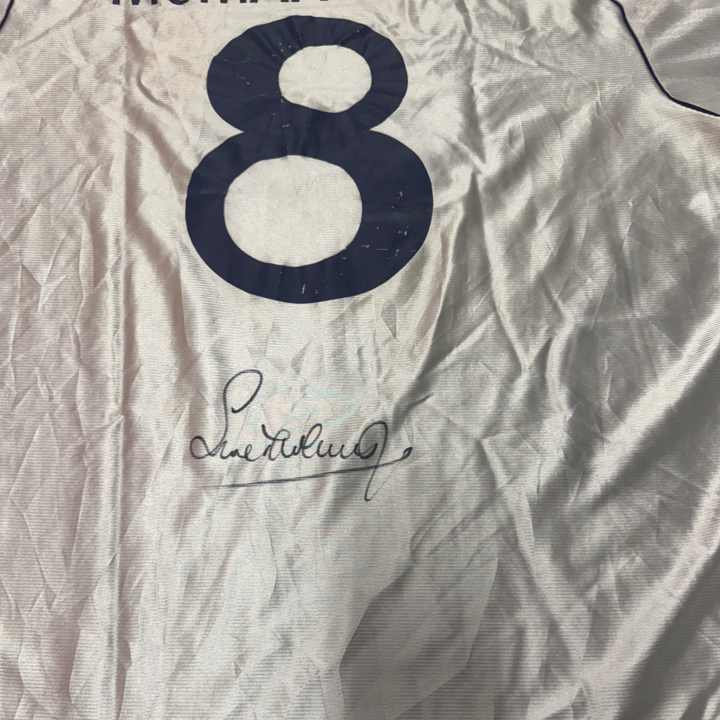 Steve McManaman Signed Real Madrid #8 Jersey
