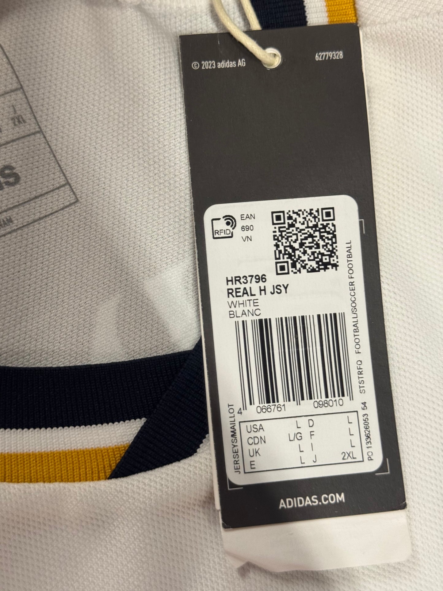 Jude Bellingham Signed Real Madrid Jersey with “Jude X” Inscription