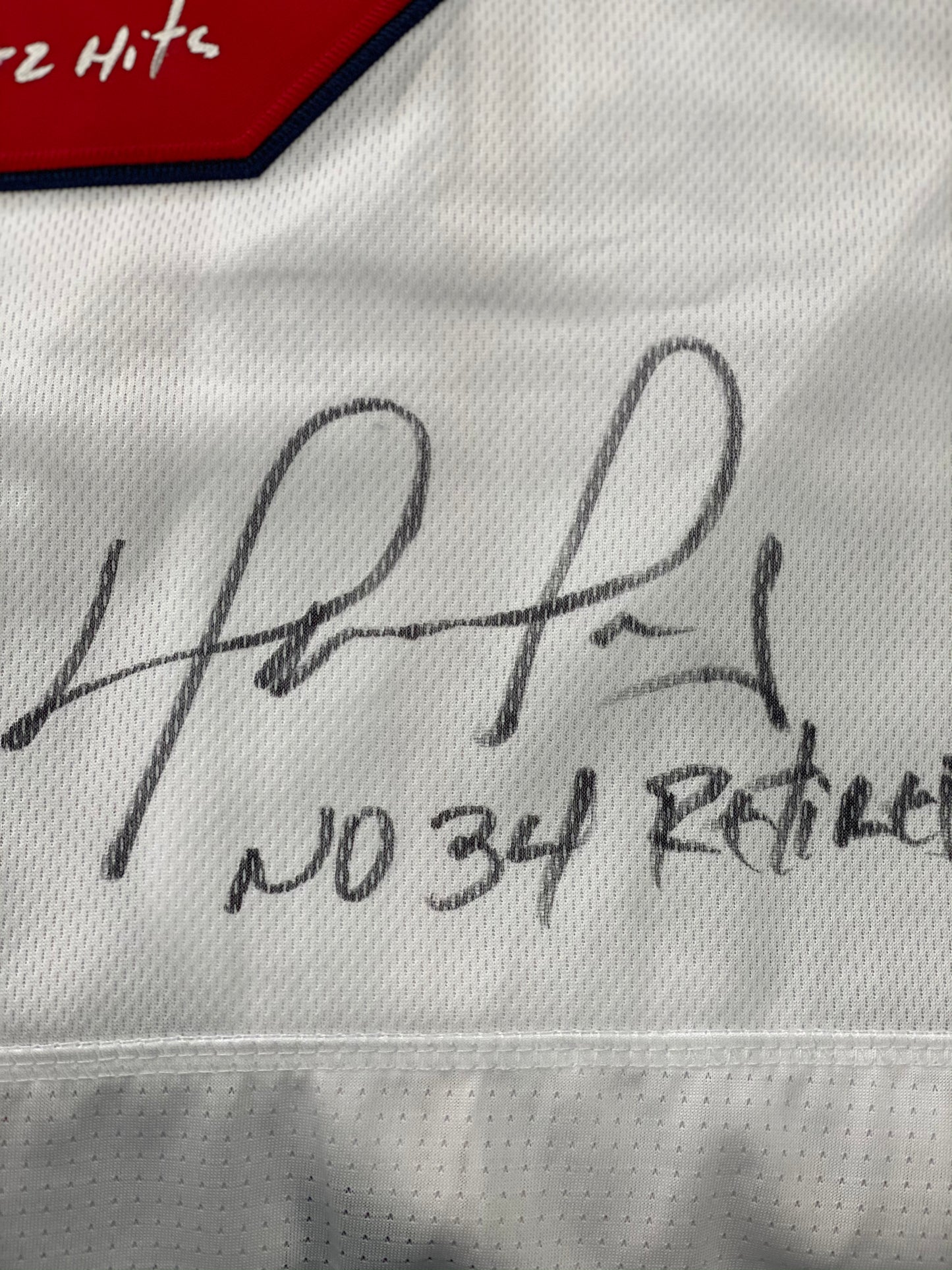 David Ortiz Signed and Inscribed Red Sox Majestic Flex Base Jersey