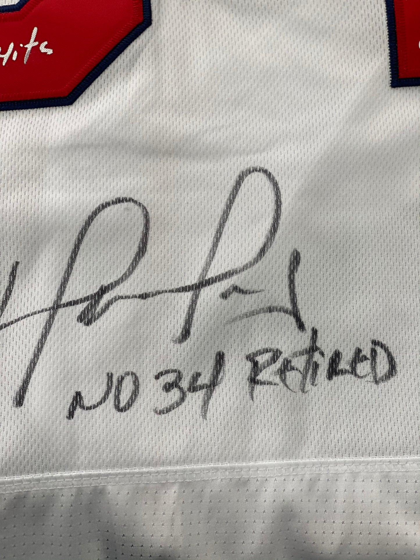 David Ortiz Signed and Inscribed Red Sox Majestic Flex Base Jersey
