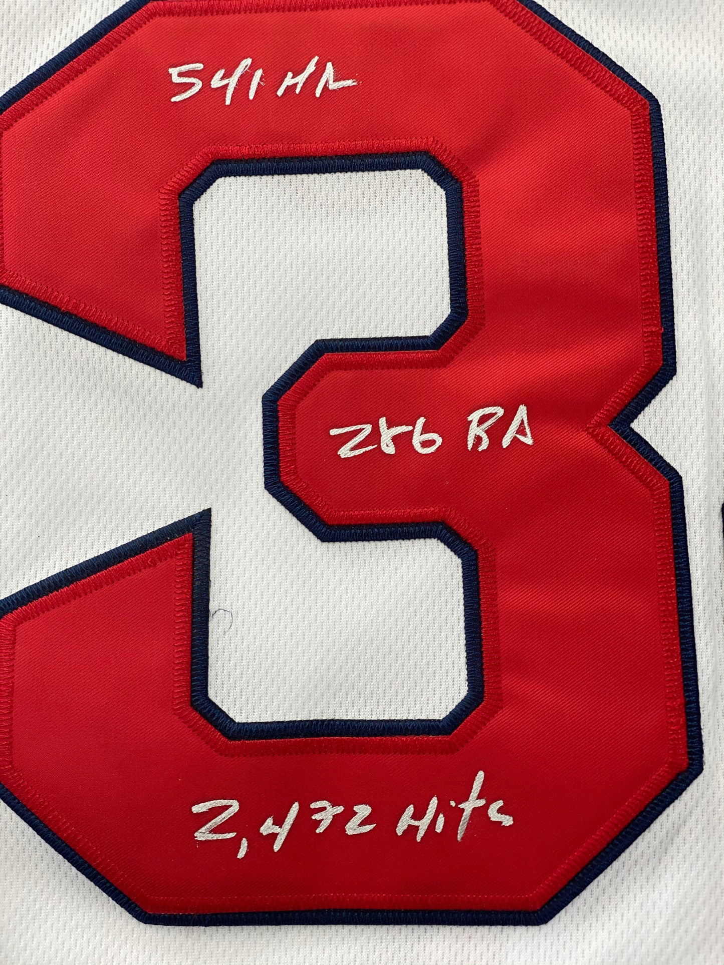David Ortiz Signed and Inscribed Red Sox Majestic Flex Base Jersey