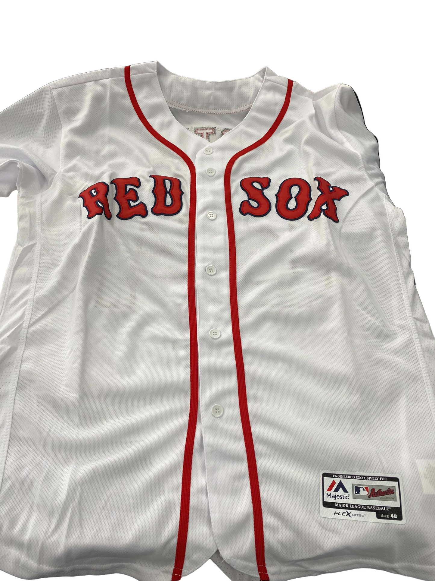 David Ortiz Signed and Inscribed Red Sox Majestic Flex Base Jersey