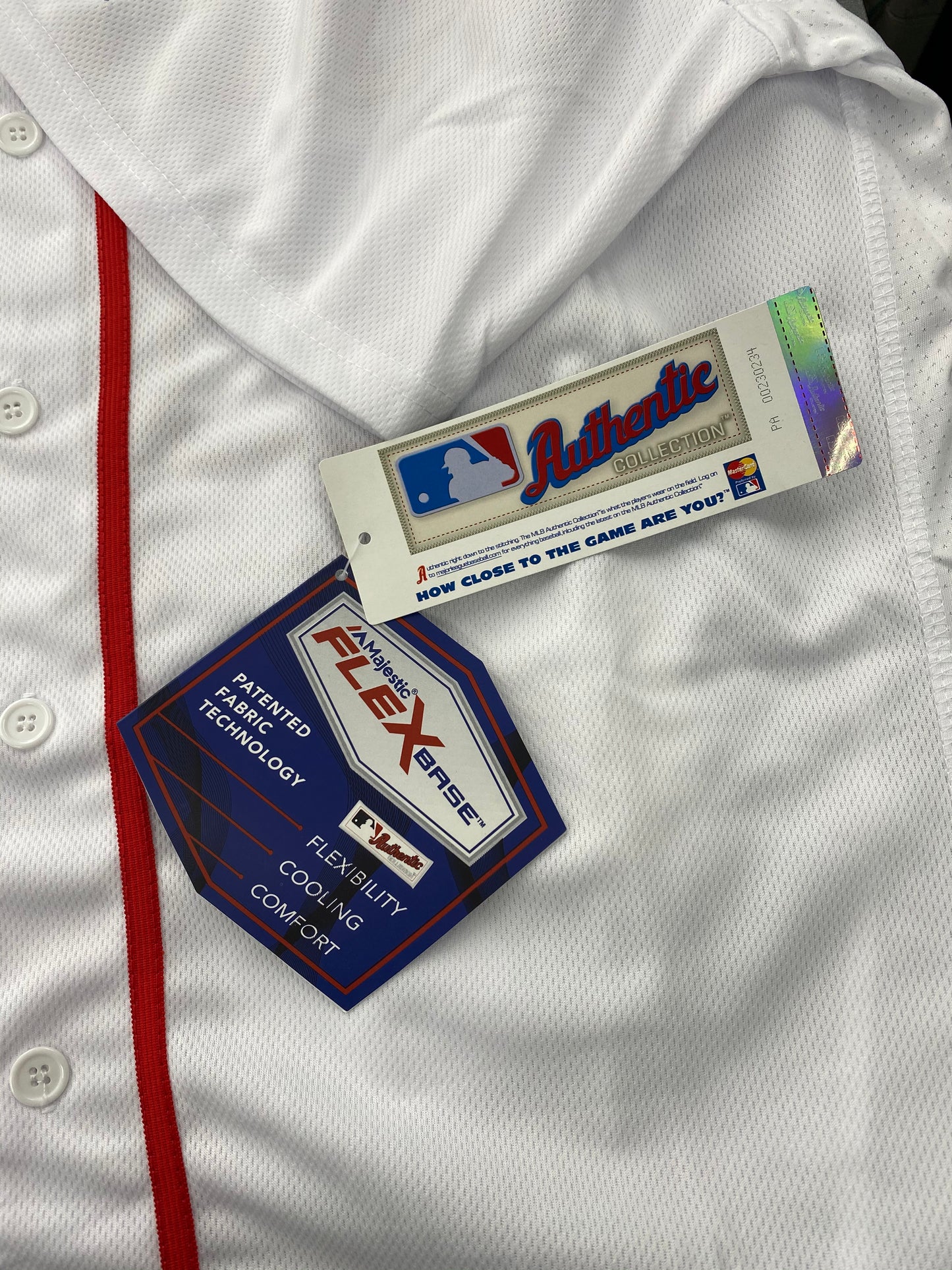 David Ortiz Signed and Inscribed Red Sox Majestic Flex Base Jersey