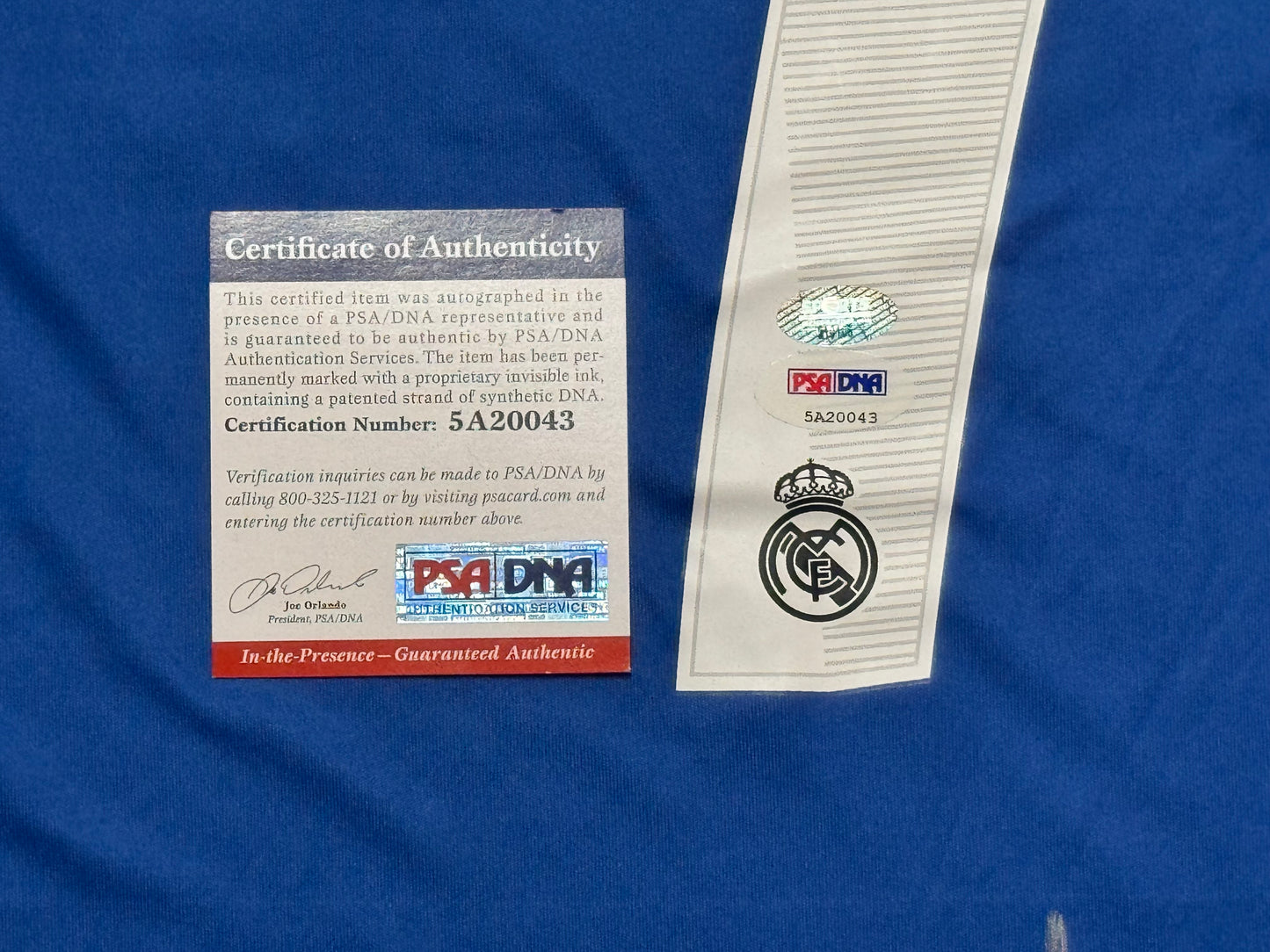 Cristiano Ronaldo Signed 2013/14 Real Madrid Away Jersey-PSA/DNA