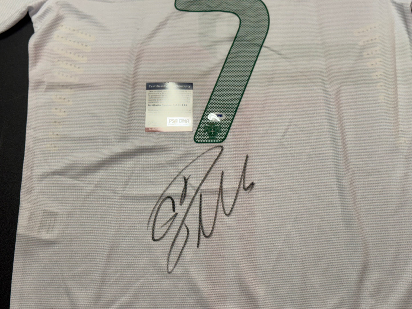 Cristiano Ronaldo Signed Player Issue Portugal Jersey
