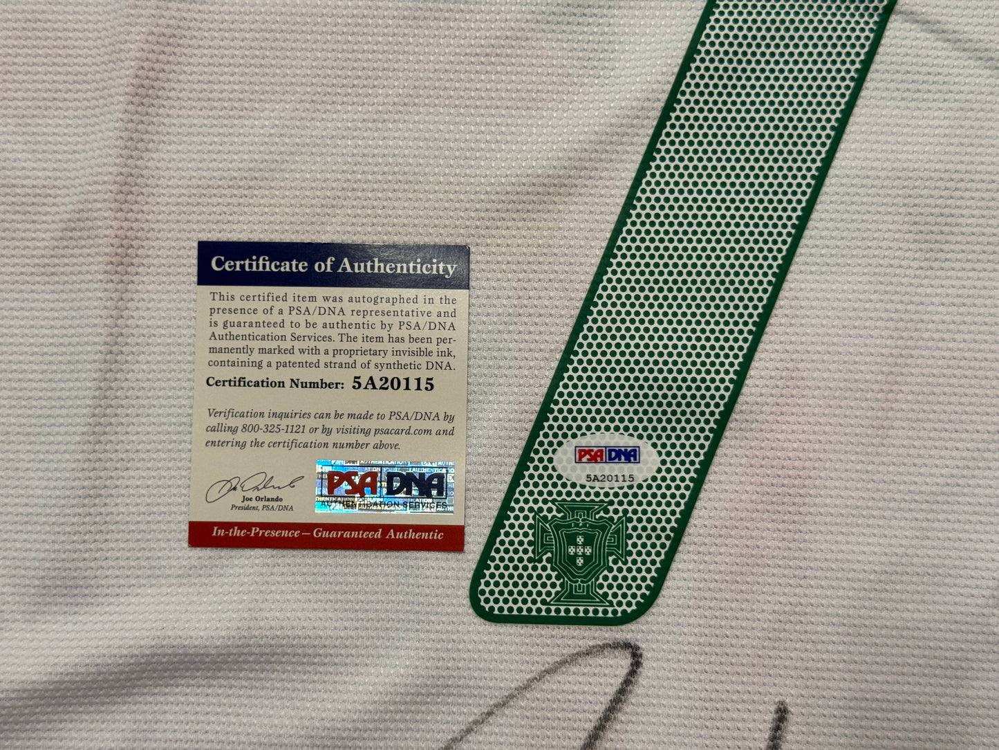 Cristiano Ronaldo Signed Player Issue Portugal Jersey