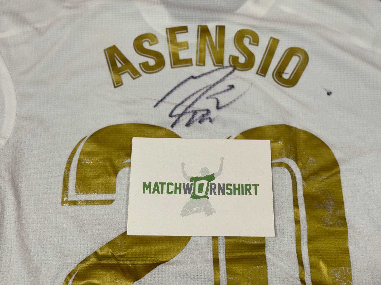 Marco Asensio Match-Worn & Signed Real Madrid Jersey – 2019/20 Season (MatchWornShirt Certified)