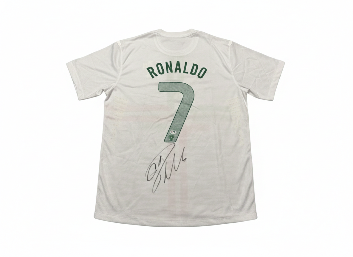 Cristiano Ronaldo Signed Player Issue Portugal Jersey