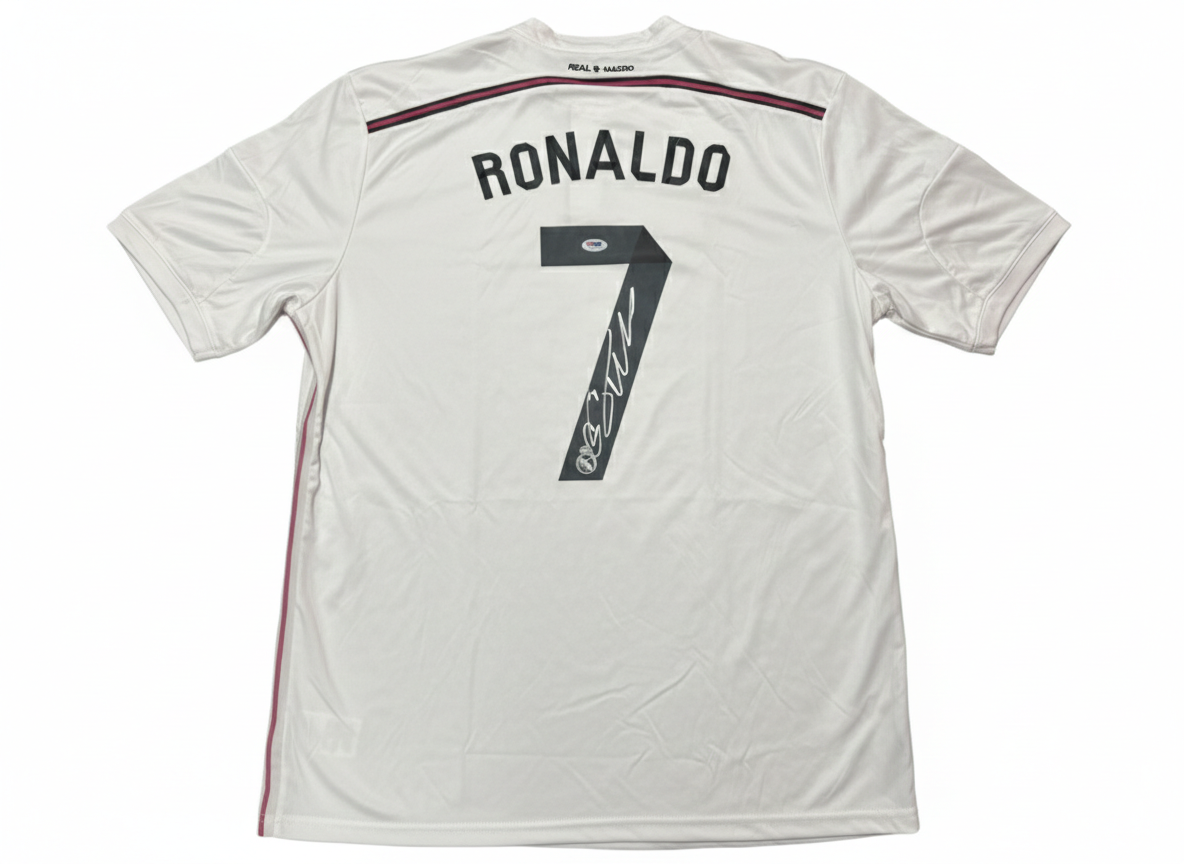 Cristiano Ronaldo Signed Real Madrid Jersey – 2014/15 Home Kit (PSA/DNA Certified)
