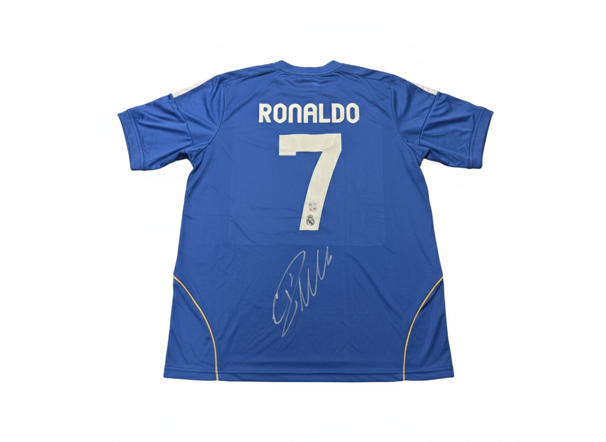 Cristiano Ronaldo Signed 2013/14 Real Madrid Away Jersey-PSA/DNA