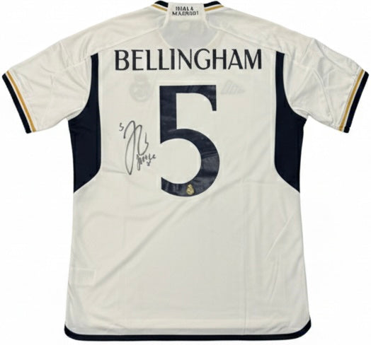 Jude Bellingham Signed Real Madrid Jersey with “Jude X” Inscription