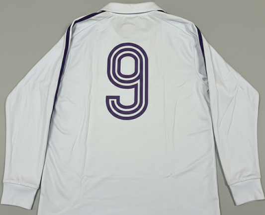 Hugo Sánchez Signed Real Madrid Retro Jersey – JSA Certified