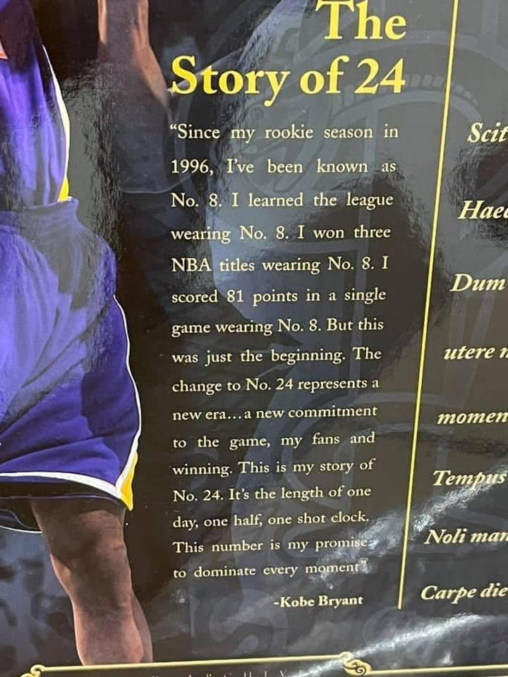 Kobe Bryant Limited Edition Jersey Archives Signed Authentic Lakers Purple Jersey with “Carpe Diem” Inscription