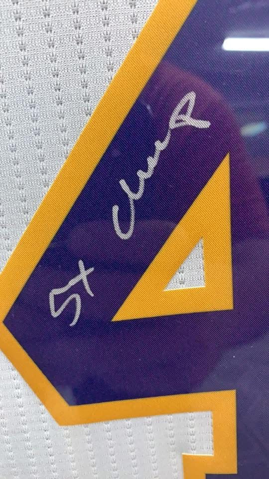 Kobe Bryant LE Signed White Lakers Jersey w/ “5x Champ” Inscription