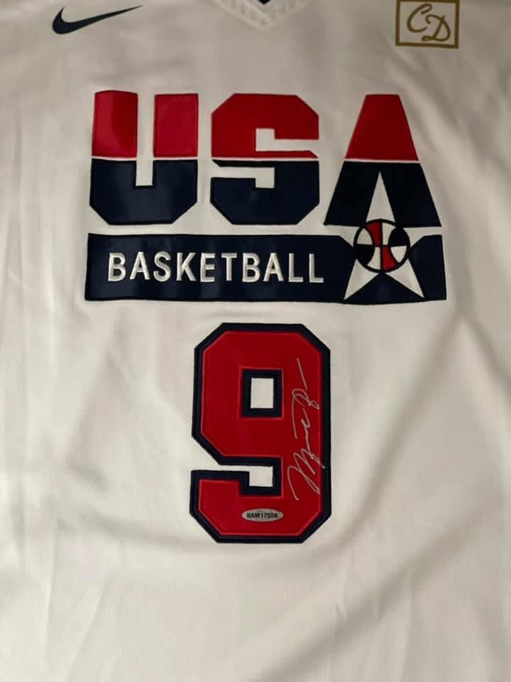 Michael Jordan Signed Team USA Jersey