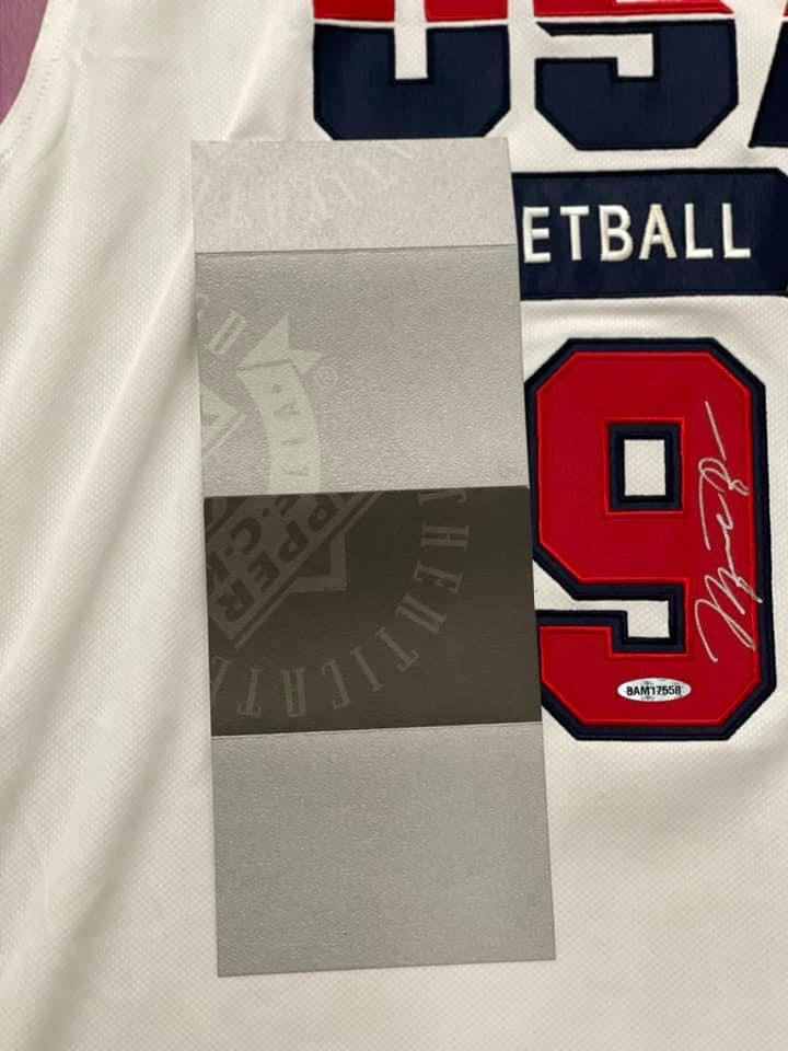 Michael Jordan Signed Team USA Jersey