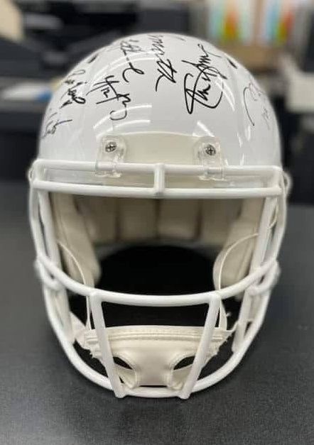 QUARTERBACK HOLY GRAIL  HOF & Future HOF QB MULTI SIGNED NFL SPEED AUTHENTIC HELMET