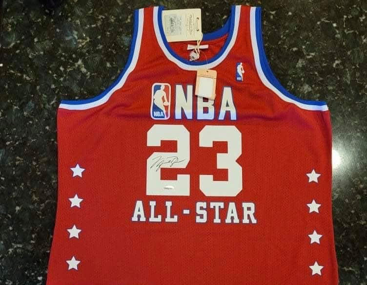 Michael Jordan Signed All-Star Jersey