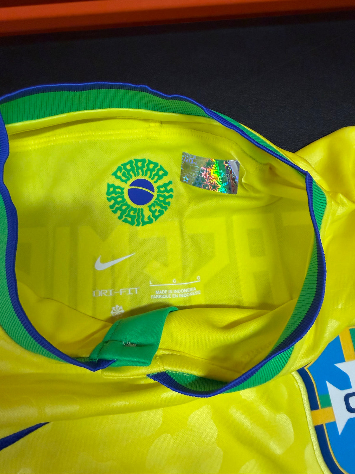 Casemiro Back Signed Brazil Home Shirt