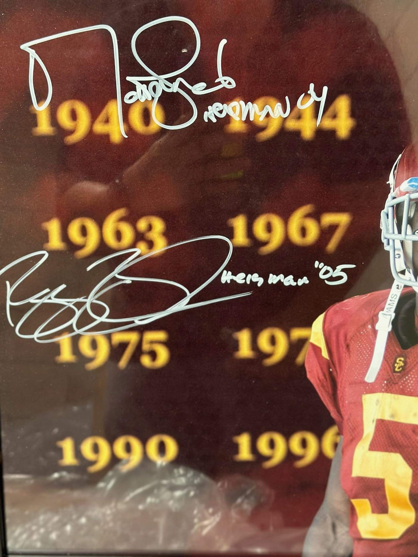 Matt Leinart & Reggie Bush Dual-Signed 16x20 USC Trojans Photo