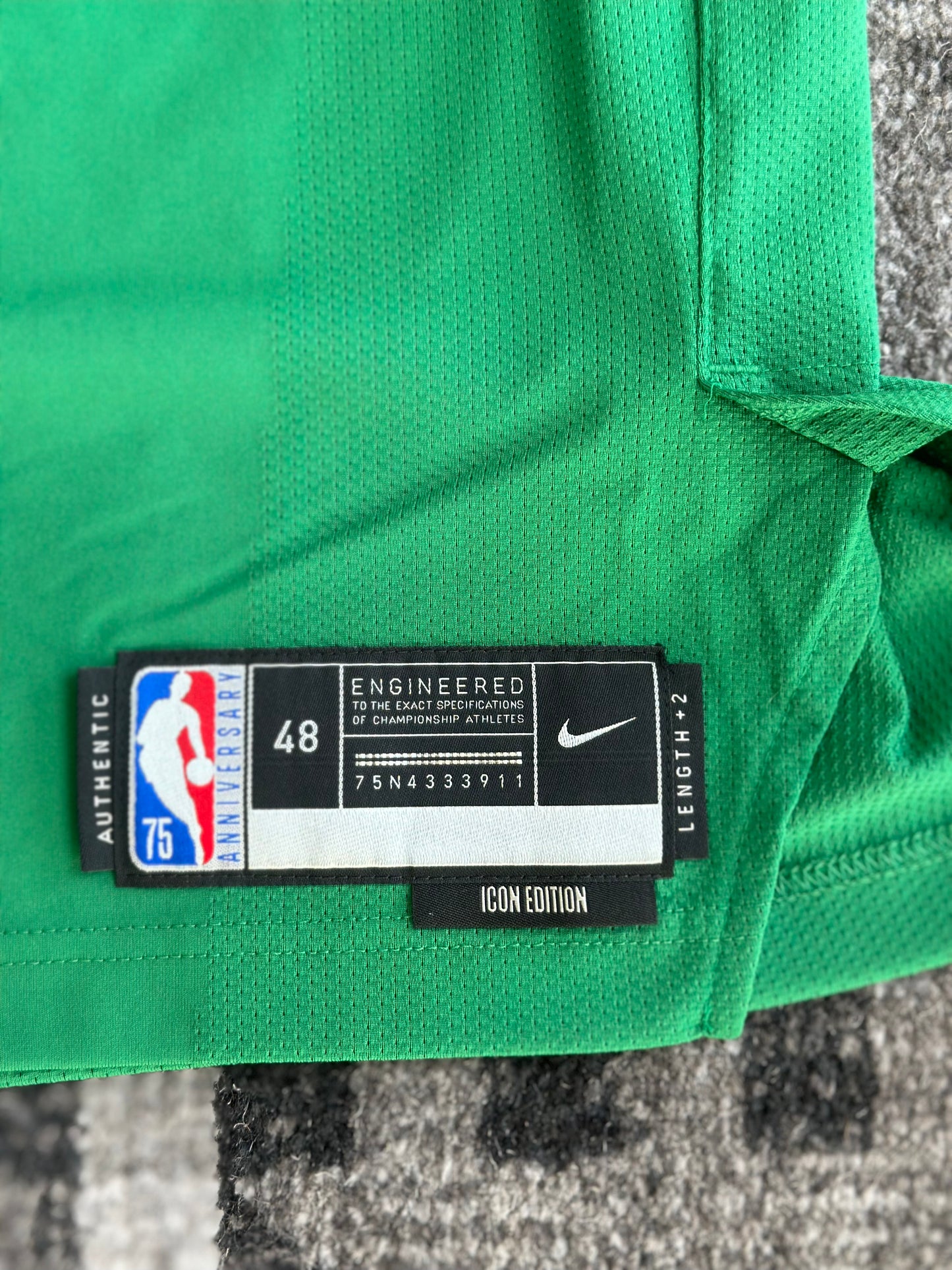 Jayson Tatum Boston Celtics Autographed Fanatics Authentic Green Nike 2022-2023 Association Authentic Jersey with "Mamba Mentality" Inscription