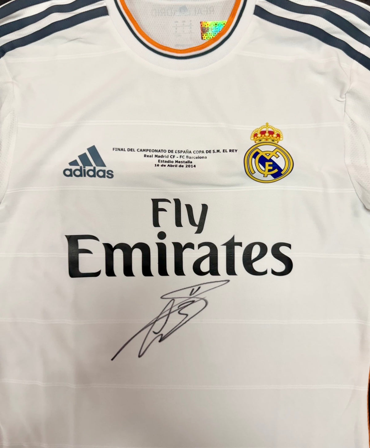 Gareth Bale Signed 2013/14 Copa Del Rey Final Real Madrid Player Issue Kit