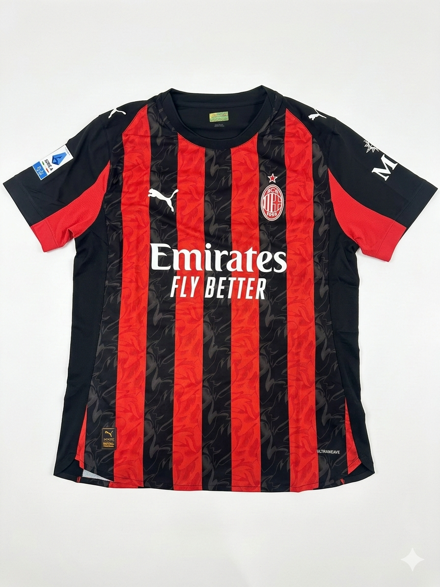 Luka Modrić Match Issue Signed AC Milan Jersey