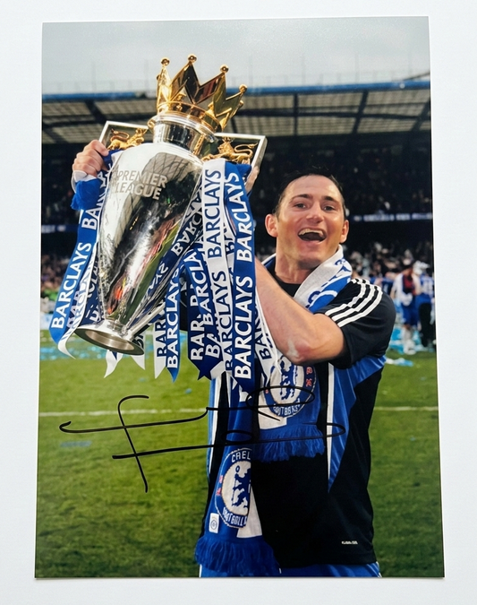 Frank Lampard Signed Chelsea 12x8 Photo