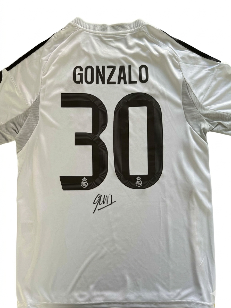 Gonzalo García Signed Real Madrid 2025/26 Jersey