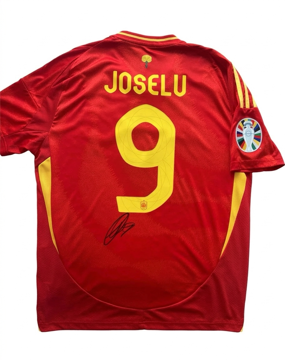 Joselu Signed Spain National Team Jersey #9