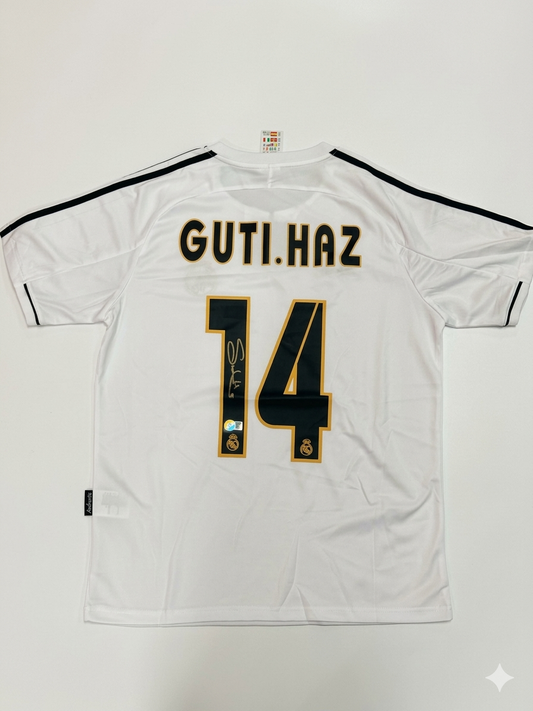 Guti Signed Real Madrid Jersey