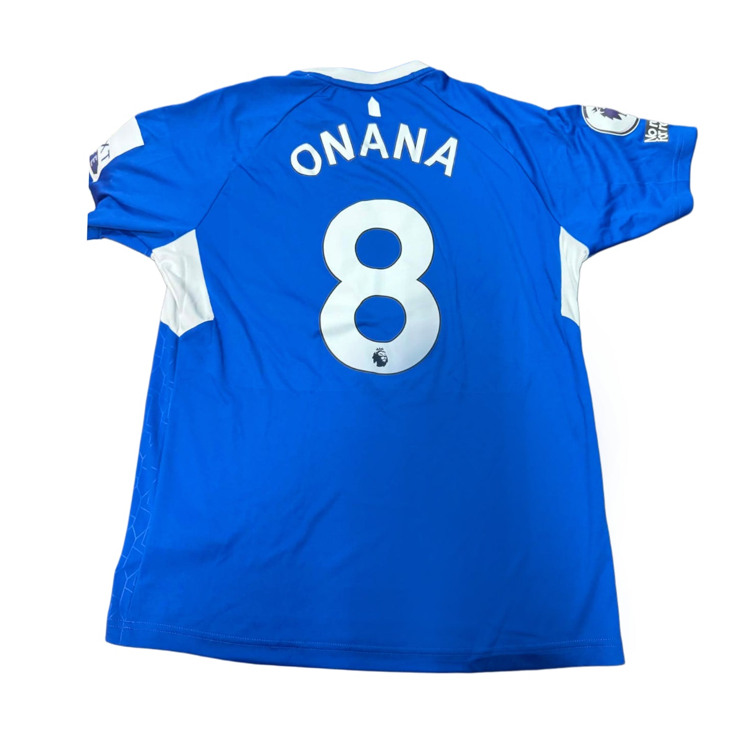 Amadou Onana Match-Issued Everton Jersey – “Mamba Mentality” Inscription