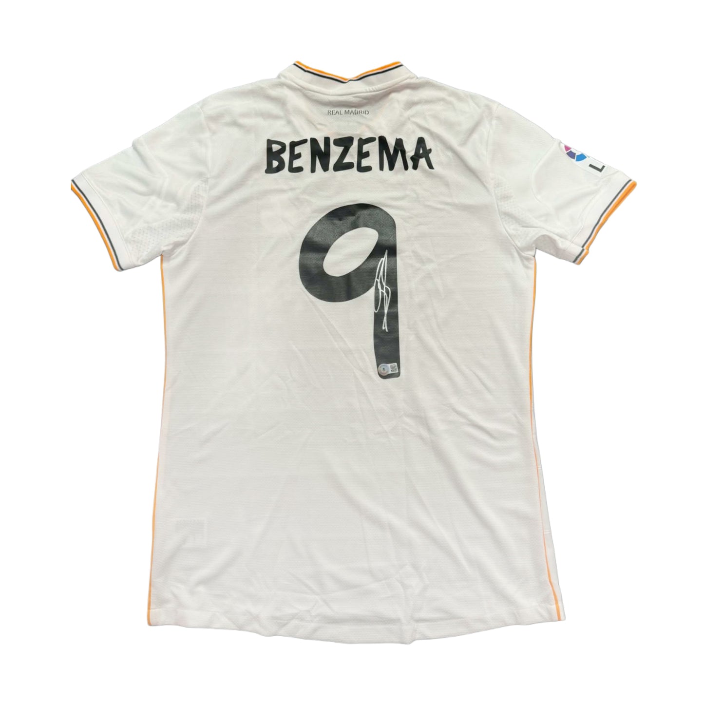 Karim Benzema Signed 2013/14 Real Madrid Player Issue Jersey