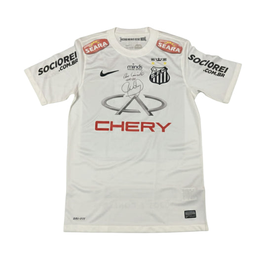 Neymar Jr. Signed and Inscribed Match Worn 2013 Santos F.C. Jersey