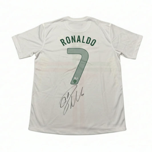 Cristiano Ronaldo Signed Player Issue Portugal Jersey