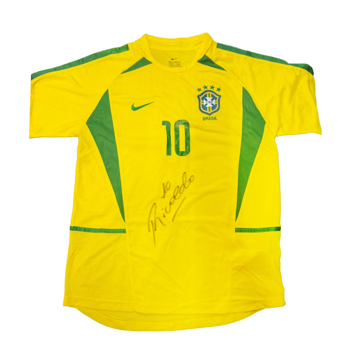 Rivaldo Signed Brazil National Team Jersey