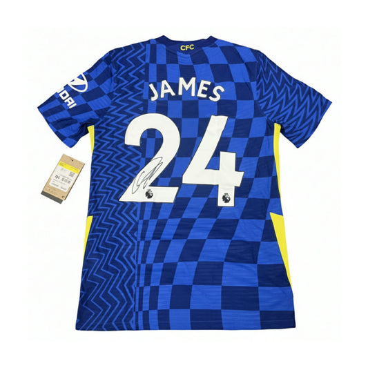 Reece James Signed Chelsea FC Home Jersey – 2021/22 Season