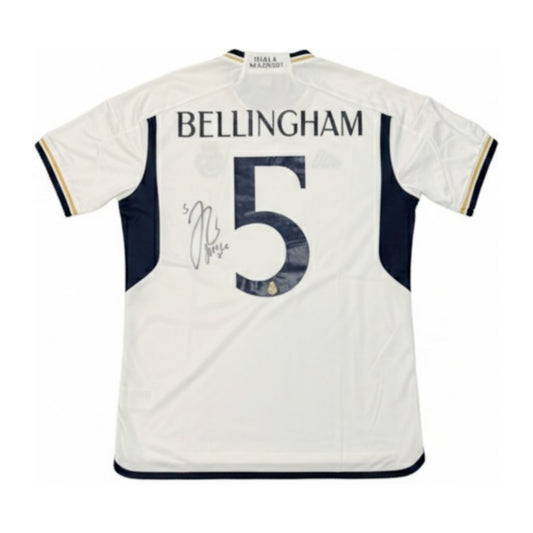 Jude Bellingham Signed Real Madrid Jersey with “Jude X” Inscription