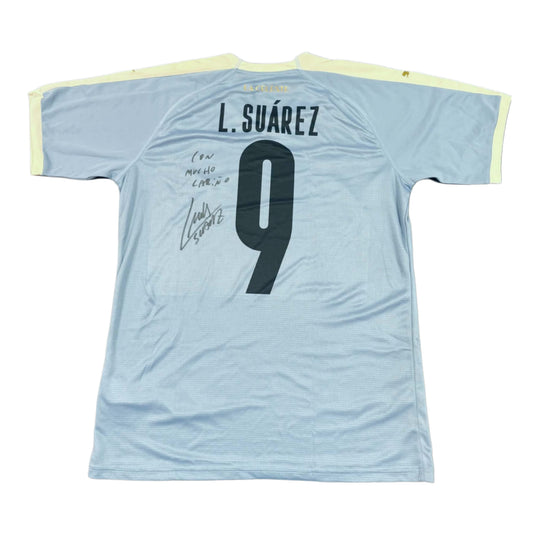 Luis Suárez Signed Uruguay National Team Jersey