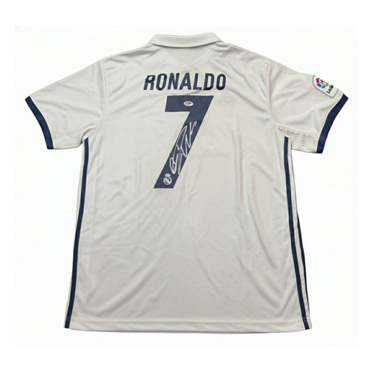 Cristiano Ronaldo Signed 2016/17 Real Madrid Jersey – PSA/DNA Authenticated