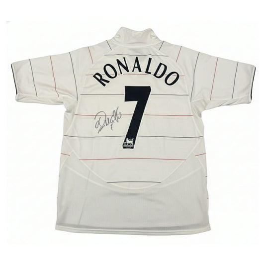 Cristiano Ronaldo Signed 2003/04 Manchester United Away Jersey – Rookie Season (Autographed)