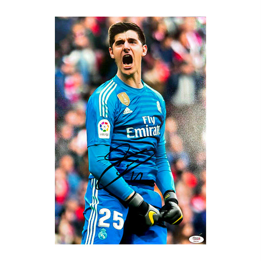 Thibaut Courtois Signed Real Madrid Photo