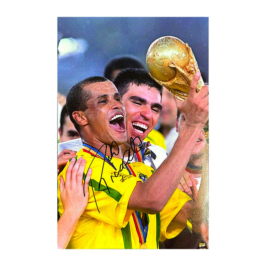 Rivaldo Signed World Cup Photo