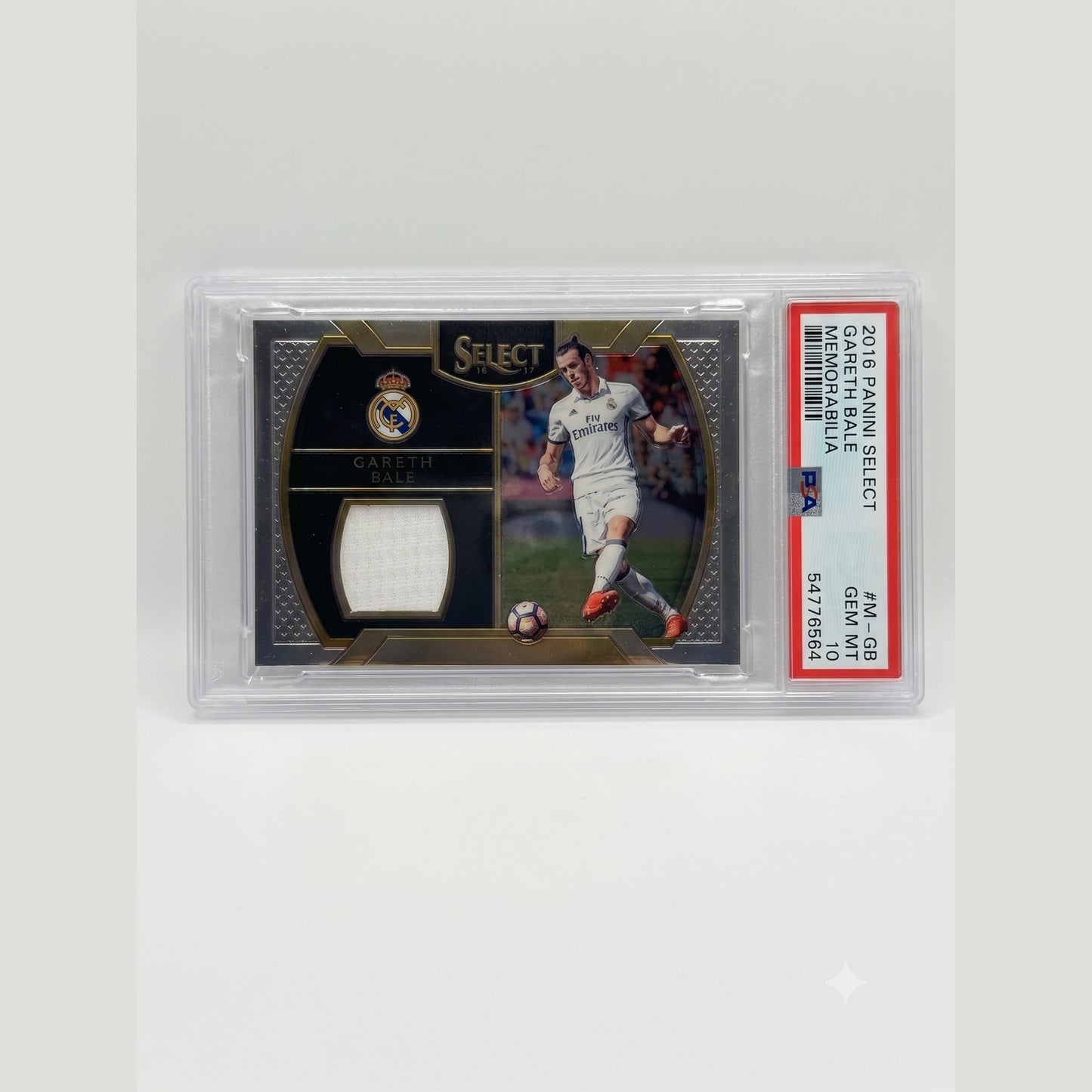 2016 Panini Select Memorabilia #M-GB Gareth Bale PSA 10