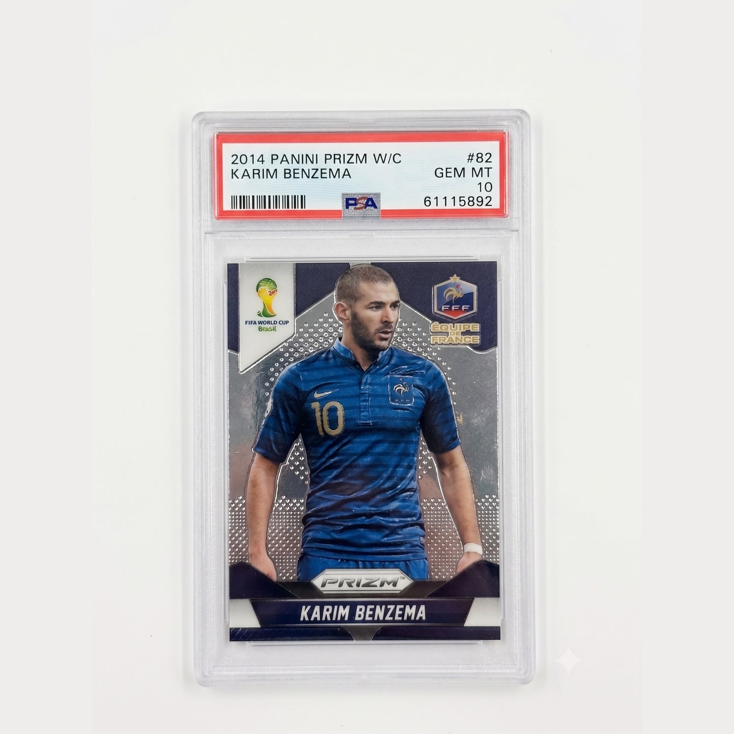 2014 Panini Prizm World Cup #82 Karim Benzema PSA 10